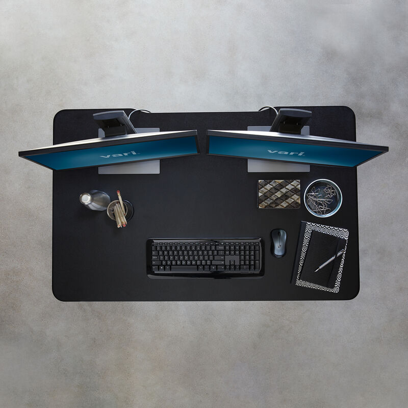 Overhead view of Electric Standing Desk 48x30 Black image number null
