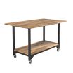 Vari Standing Conference Table Reclaimed Wood