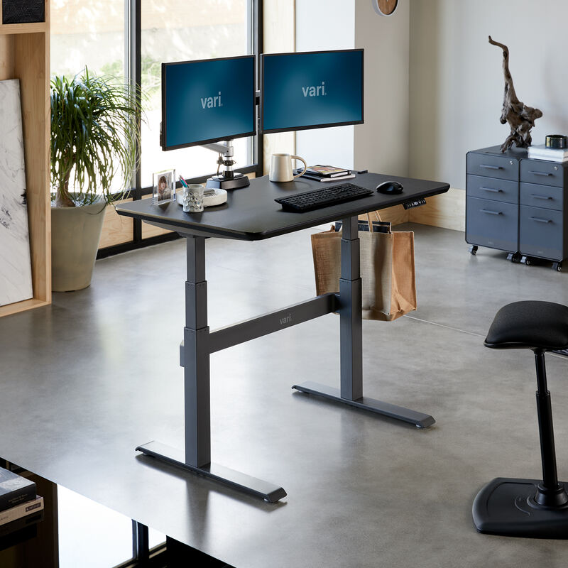 Electric Standing Desk 48x30 Sit To Stand Adjustable Desk Vari