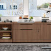 Executive Lateral file cabinet in office setting