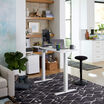 Essential active stool in home office setting