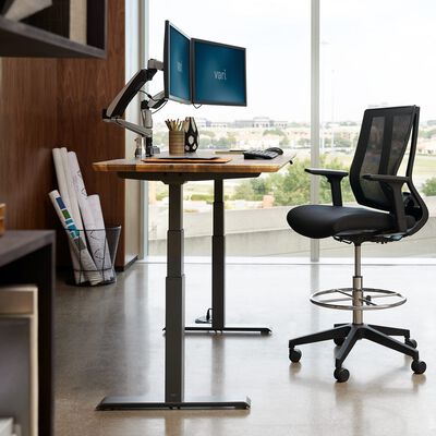 Electric Standing Desk 60x30 Sit To Stand Adjustable Desk Vari