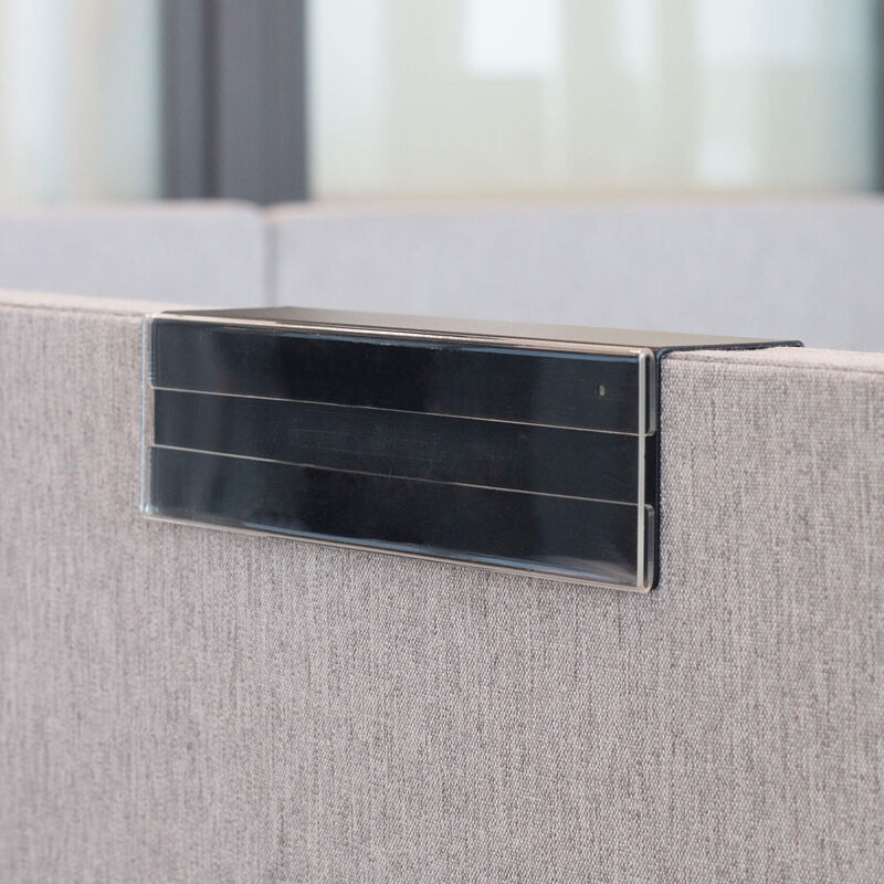 name plate on a cube panel image number null