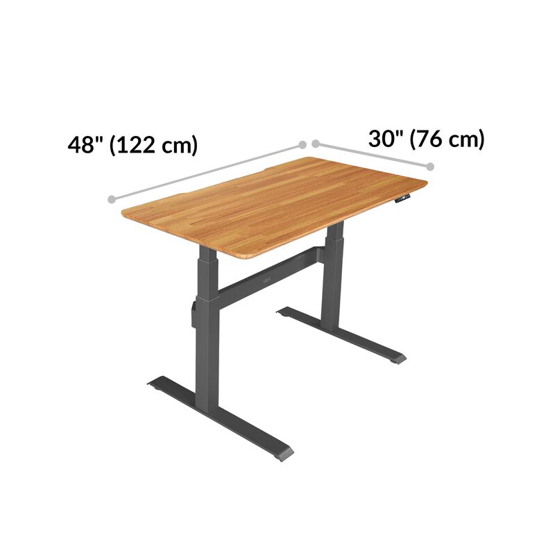 Electric Standing Desk 48x30 Sit To Stand Adjustable Desk Vari