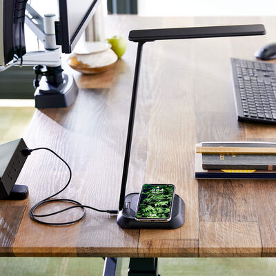 LED Task Lamp + Wireless Charger