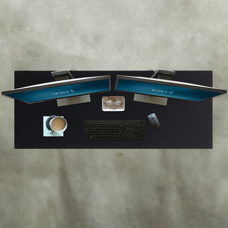 overhead view of the black table top image number null