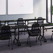flip top table 6 foot in office setting