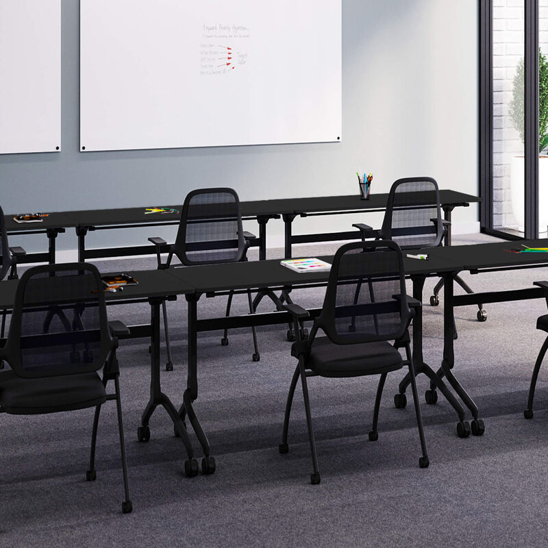flip top table 6 foot in office setting image number null