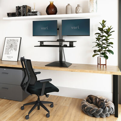 VariDesk&reg; Premier Electric Dual-Monitor Series 2