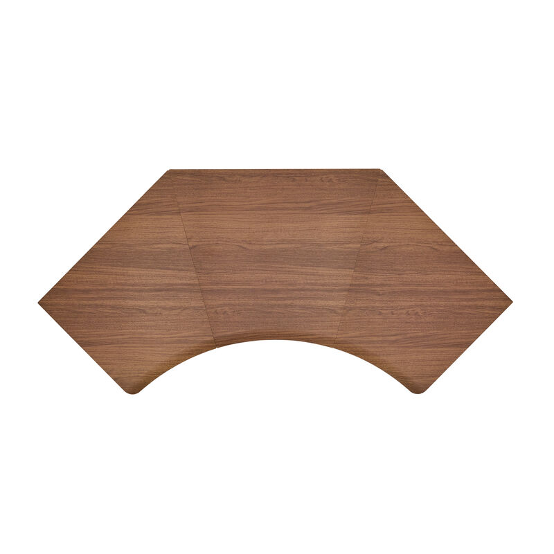 overhead view of standing desktop that is eighty four inches wide and thirty two inches deep image number null