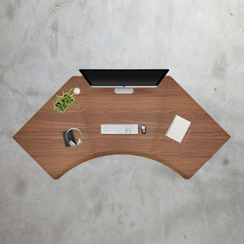 overhead view of standing desktop image number null