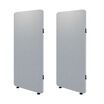 pair of quickflex cubes panels size 24" in mist gray