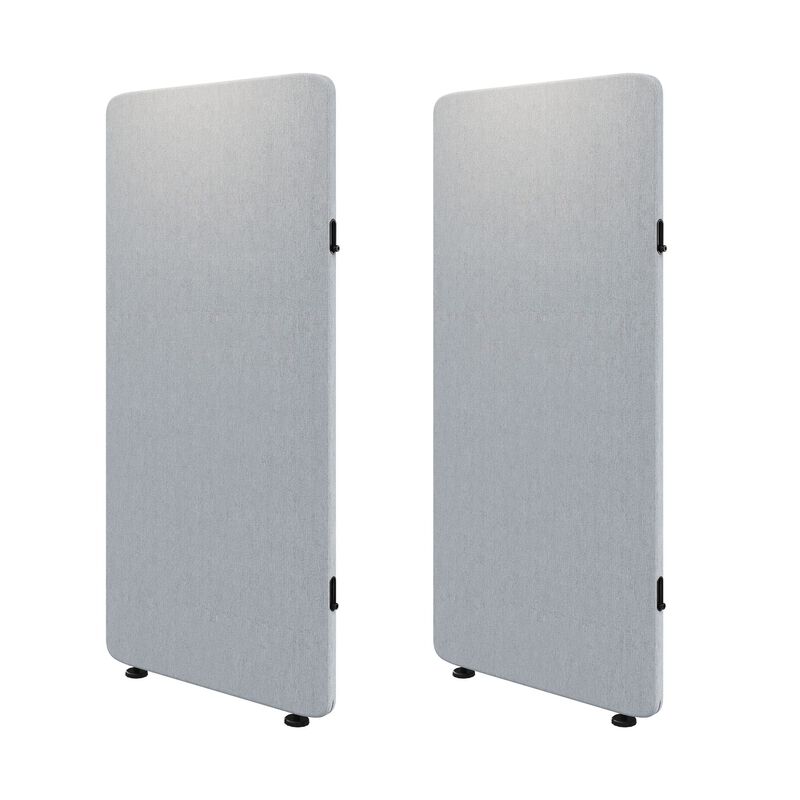 pair of quickflex cubes panels size 24" in mist gray image number null