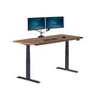 lowered desk in white background