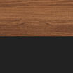 walnut and black swatch