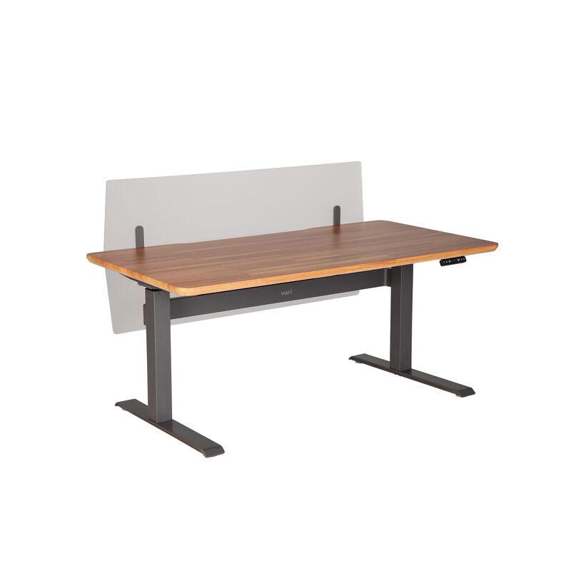 Acrylic Modesty Panel 60 Electric Standing Desk Partition Vari