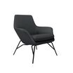 shadow grey arm chair on white background