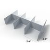 quickflex cubes elevated six pack with measurements