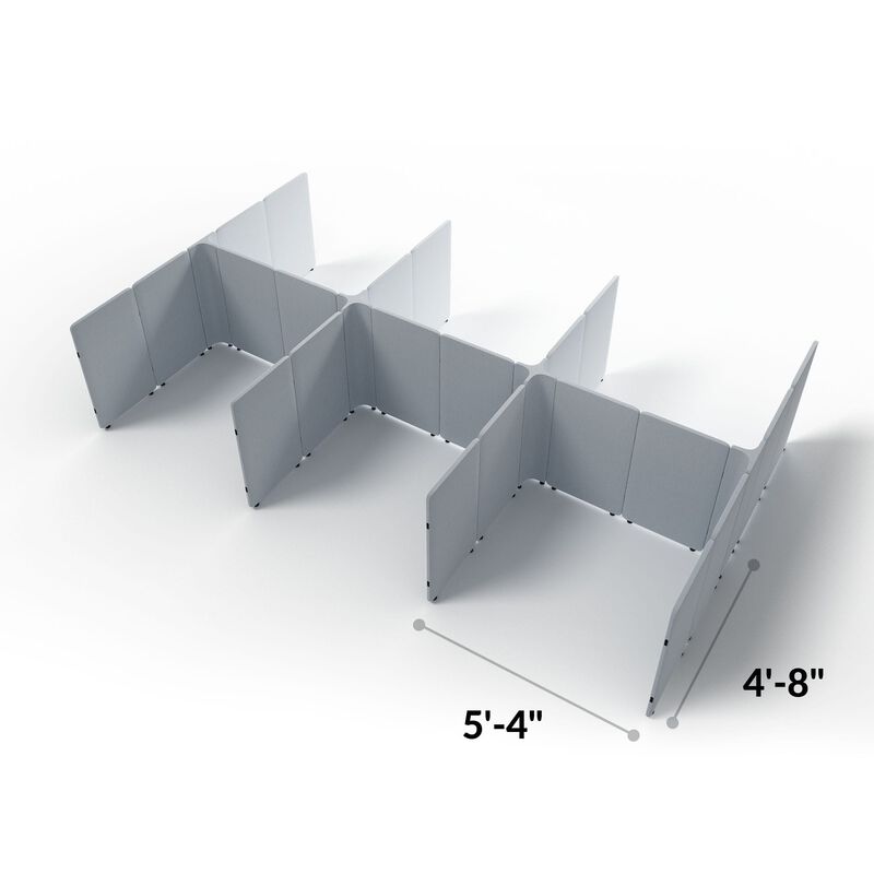 quickflex cubes elevated six pack with measurements image number null
