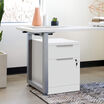 executive file cabinet shown in office