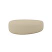 large ottoman on white background