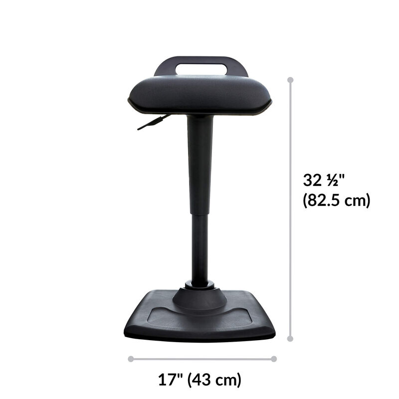 Active Seat is 32 and a half inches tall and 17 inches wide image number null