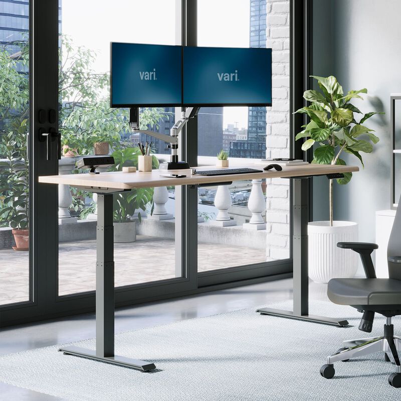 raised desk in a home office setting image number null