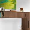 close up shot of overhead cabinet 