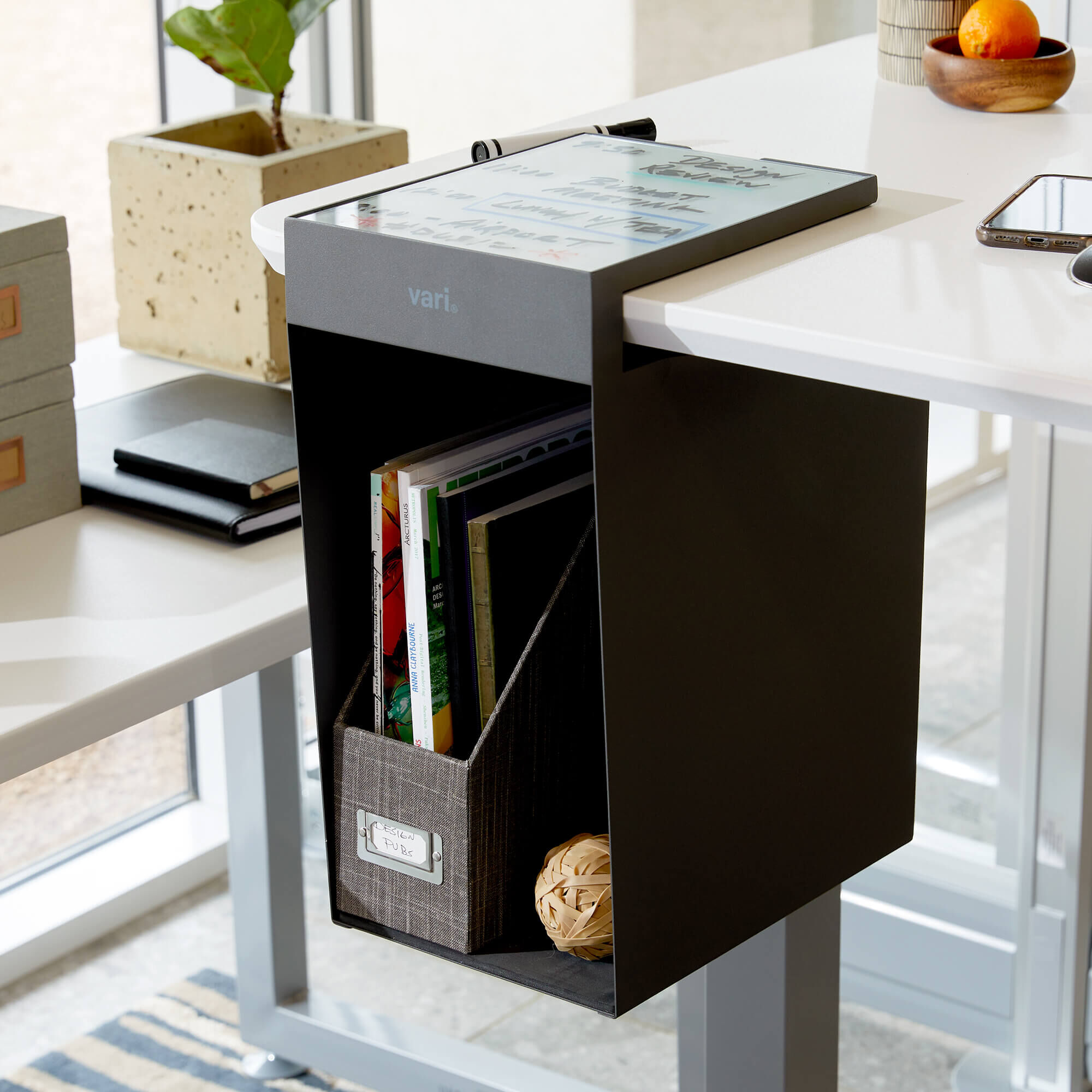Hanging Desk Cubby Flexible Storage Solutions Vari