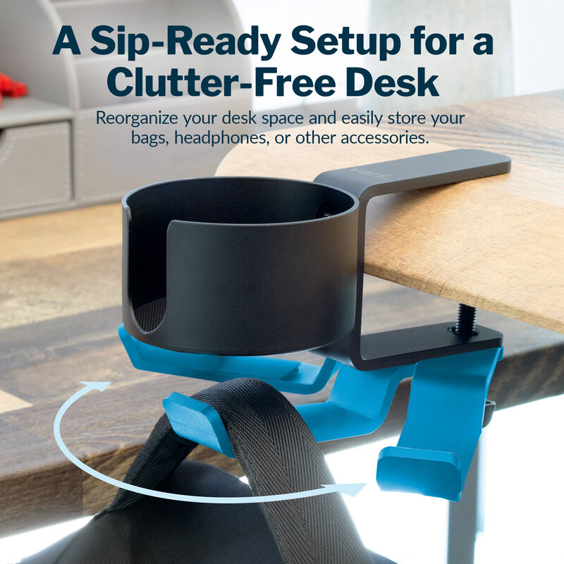 Cup Holder can swivel according to where it fits best on your desk or table image number null