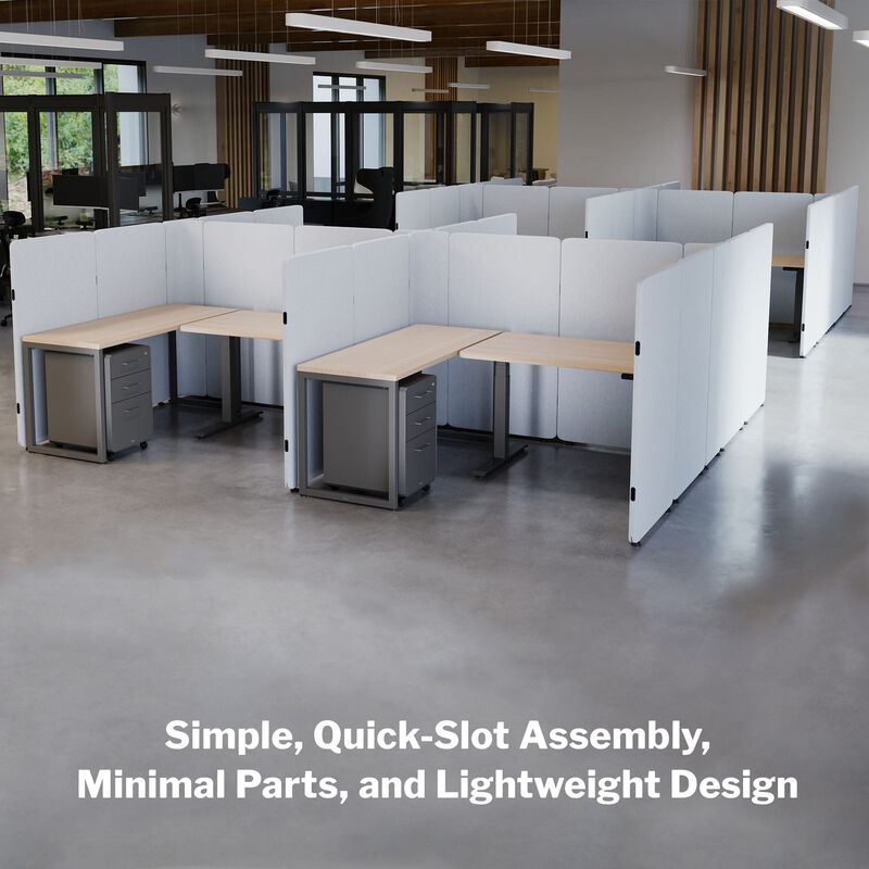 quickflex cubes are simple, quick slot assembly, minimal parts and lightweight design image number null