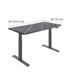 Electric Standing Desk with ComfortEdge&trade; 60x30