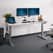 Electric standing desk 72x30 lowered in office