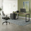 table in an open office