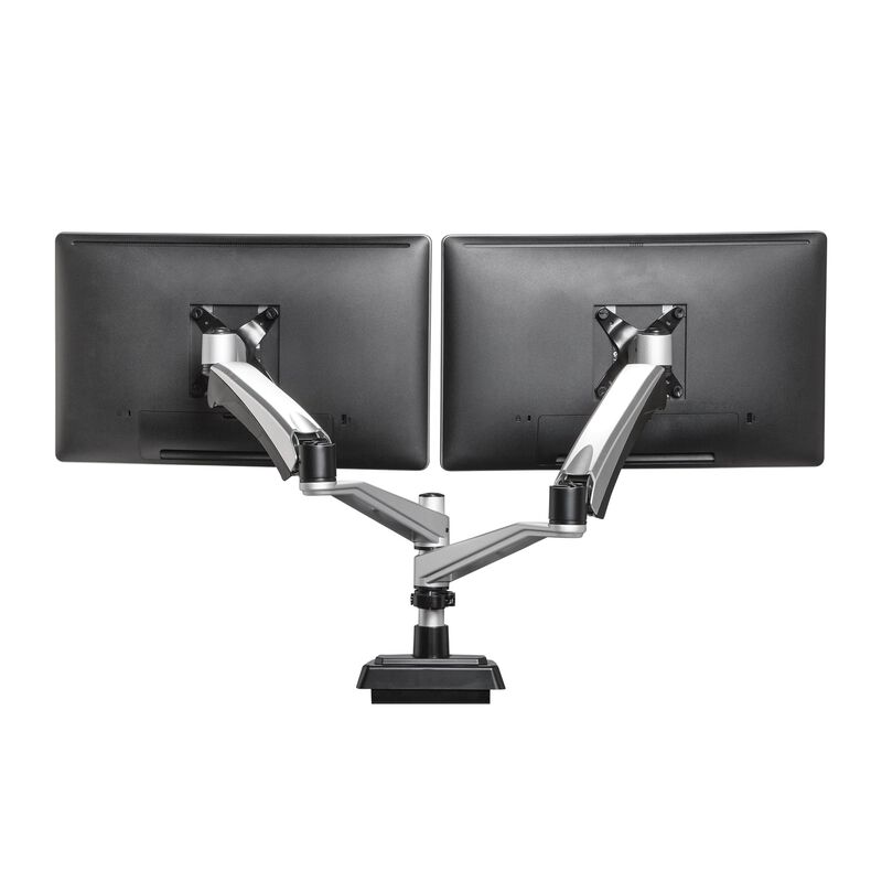 Dual-Monitor Arm stand with two monitors image number null