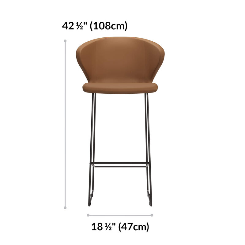 The Tall Side chair is 42 1/2 inches tall. image number null