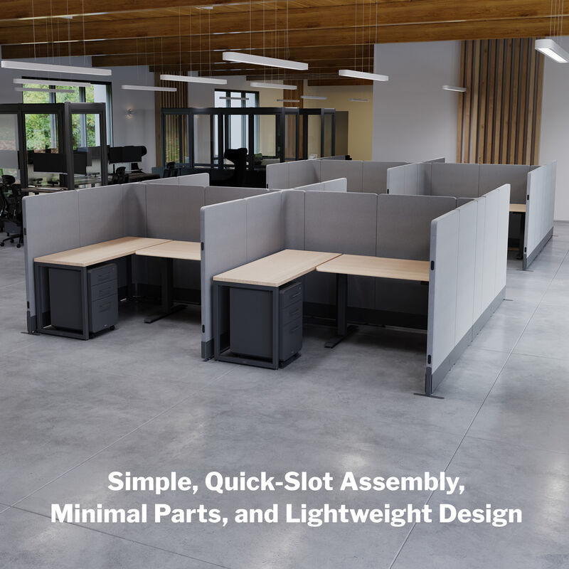 quickflex cubes are simple, quick slot assembly, minimal parts and lightweight design image number null