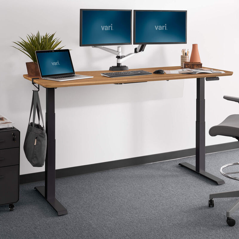 Electric standing desk 72x30 raised in office image number null