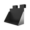 quickflex cubes hanging shelf accessory in black