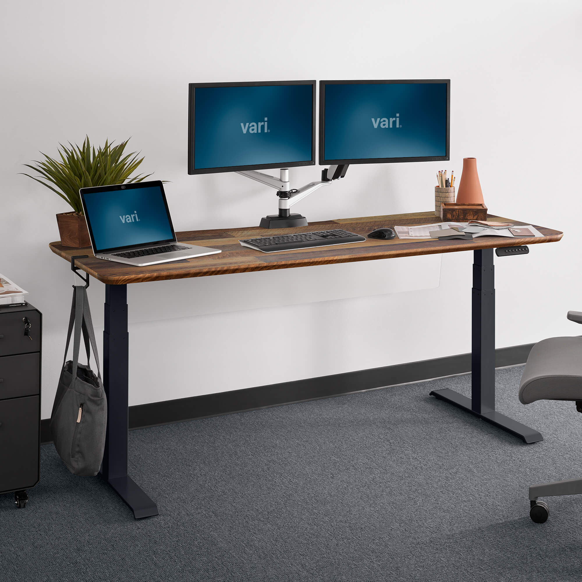 Electric Standing Desk 72x30 Height Adjustable Electric Desk Vari
