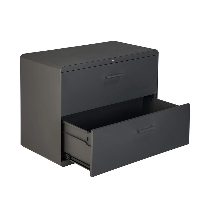 Lateral File Cabinet, Standing Desk Accessories