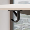 vari undermount bag hook attached to desk