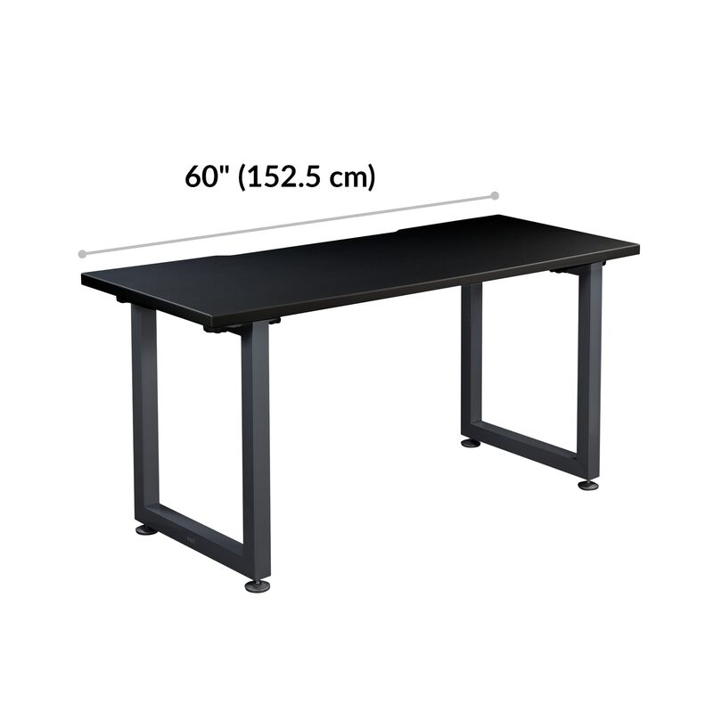 Table 60x24 Black base is 60 inches wide image number null