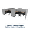 connect, concentrate and collaborate in a defined space with new quickflex cubes