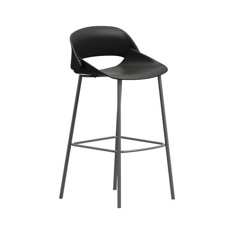 one tall wave side chair in front of a white background image number null