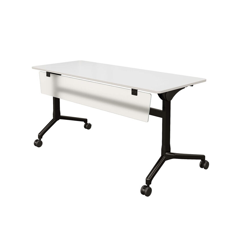flip top training table modest panel five foot attached to flip top training table five foot on white background image number null