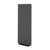 privacy screen expansion panel in steel grey
