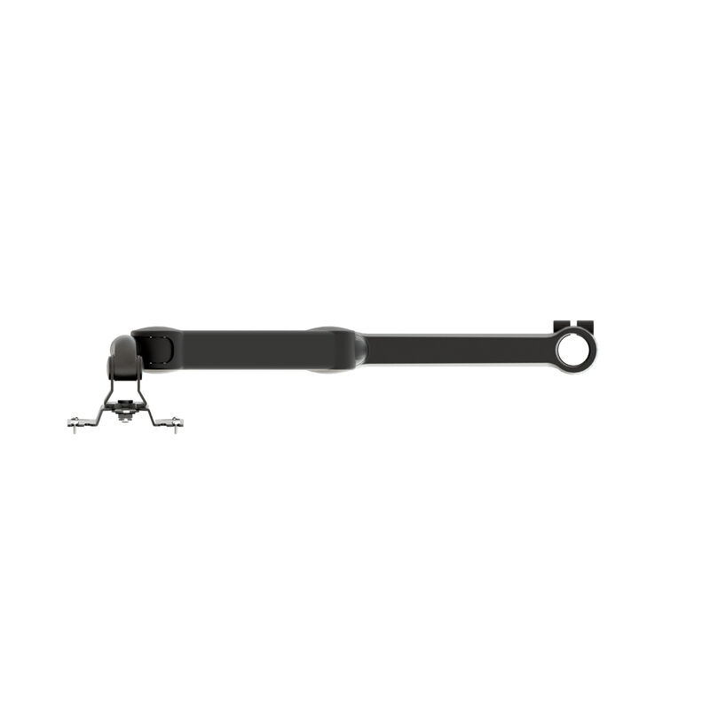 isolated image of single monitor arm image number null