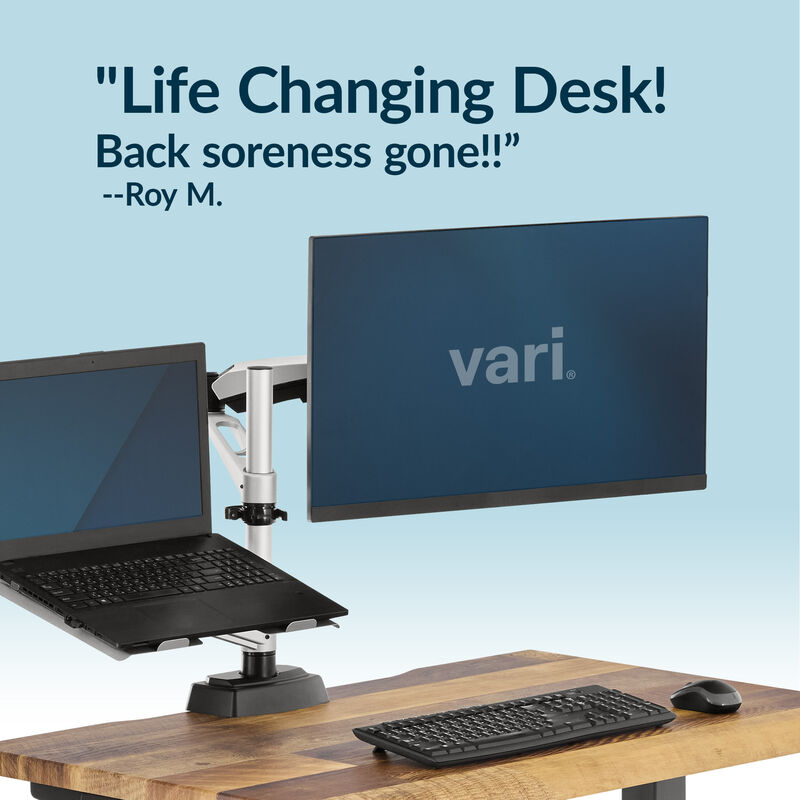 review from roy M. "Life Changing Desk! Back soreness gone!!" image number null