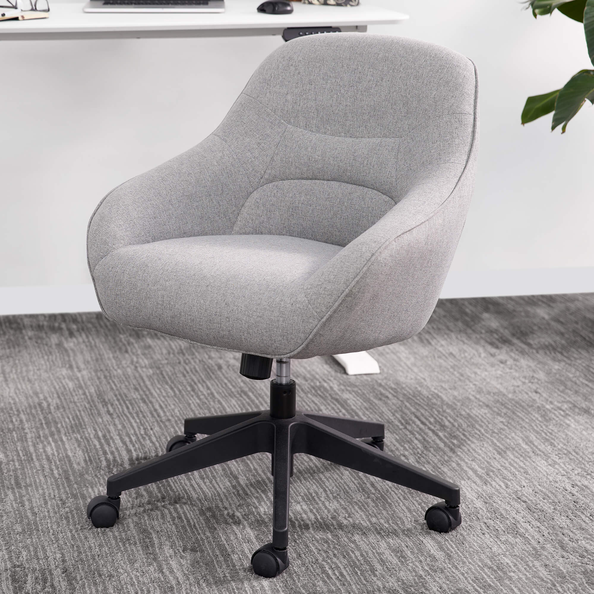 Grey and white office chair store